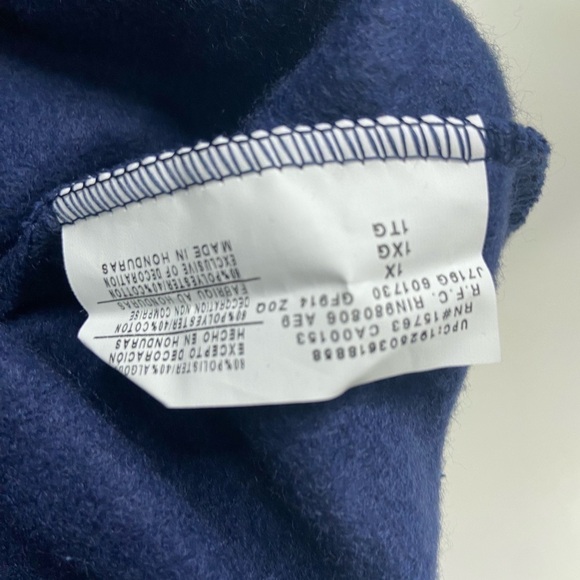 CHAMPION women’s Fleece Pullover Athletic Navy 1X - Picture 9 of 9